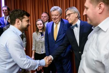 Meeting with the President of Ukraine - V. Zelenskyi